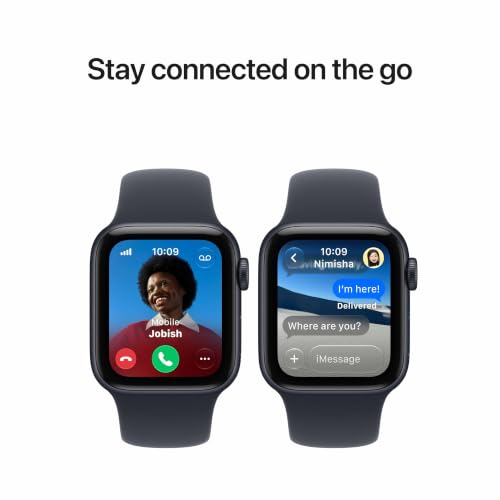 Add Apple Watch SE 3 GPS + Cellular 40mm Midnight Aluminium/Navy Blue - Image 7