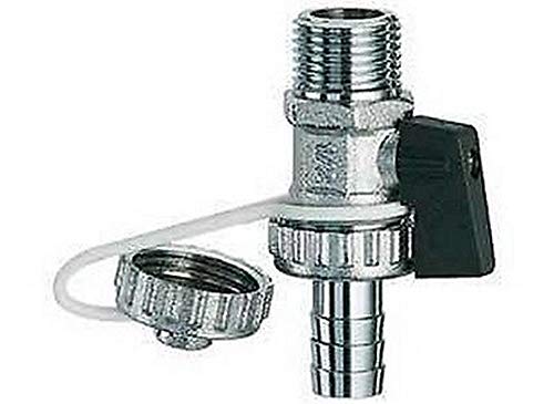 3439 12 Robinet de vidange de chaudière chromé 1/2FAR