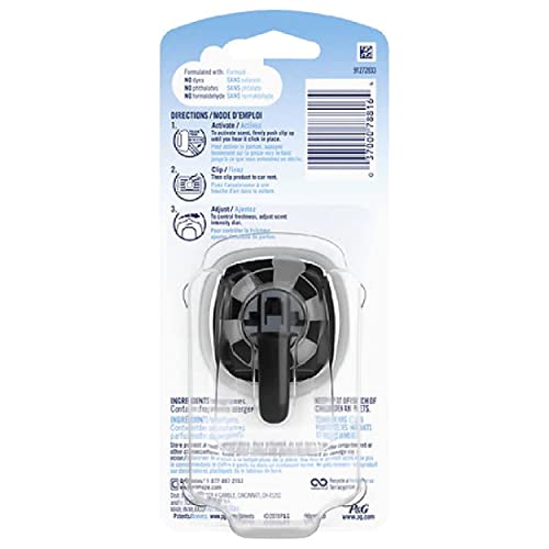 Image of Febreze Car Odor-Eliminating Air Freshener Vent Clip, Original Old Spice Scent, 1 count