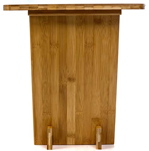 Vinyl Records Holder Turntable Stand - Record Player Display and Lp Album Storage Rack Organizer. Space Saving Solution for your Collection. Contemporary Table Station will blend nicely with any Decor