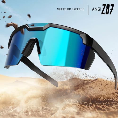 WISTON XL Z87 Sunglasses for Big Wide Heads Men Women,TR90 Ultralight UV400 Protection Sun Glasses 8226 Blue4