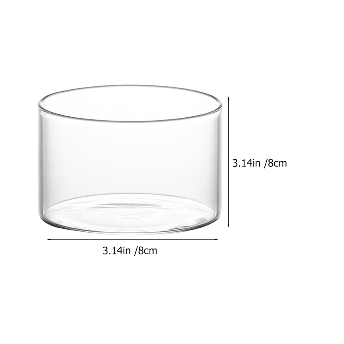 COLLBATH 2pcs Pudding Mold Cups Ice Cream Cups Multi-function Yogurt Cup Paper Bowls Yogurt Cups Bowls with Lids Dessert Cups with Lids Clear Cups with Lids Candy Bowl Transparent Glass