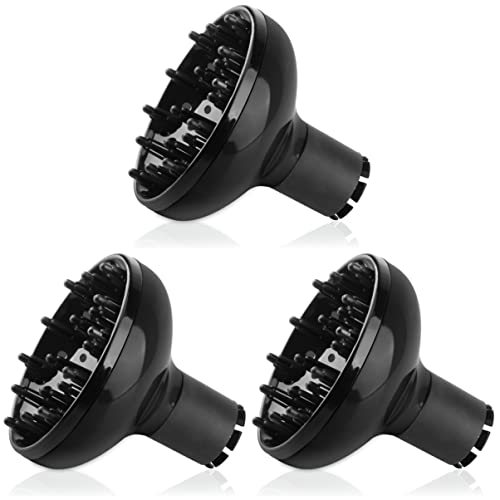 minkissy 3 peças Ferramenta de sopro natural para cabelos grandes e grossos, secador de cabelo ou ca