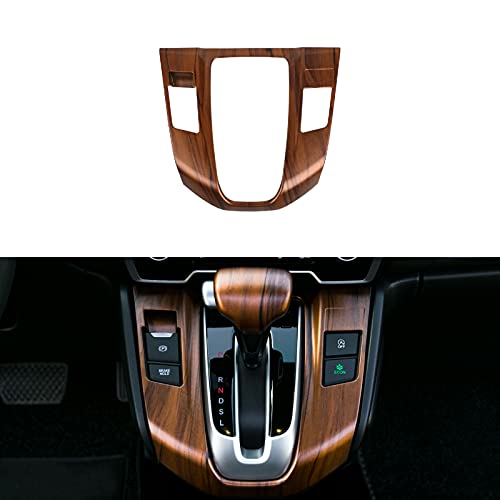 Thenice for Honda CR-V Gear Shift Panel Cover Transmission Box Trims Interior Peach Wood Grain Moulding for CRV 2022 2021 2020 2019 2018 2017 LX EX EX-L Touring Gas Version