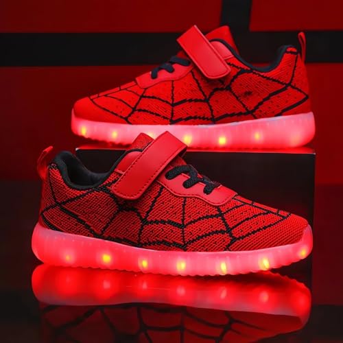 Kids LED Shoes Boys Girls Light Up Trainers Children USB Charging Flashing Sneakers Gift for Birthday Halloween Xmas3
