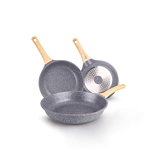 Hansubute 8inch frying pan ,10inch frying pan ,12inch frying pan set