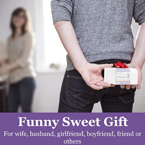 Cozymate Undies For Two People Gag Gift Bride Panties Funny Underwear Valentine's Day Gift White Elephant Joke Gift For Women Men (White) #TOP5
