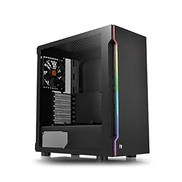 GABINETE TT H200 TG RGB BLACK/SPCC/TEMPGLASS1/120MM CA-1M3-00M1WN-00*, Thermaltake, CA-1M3-00M1WN-00*