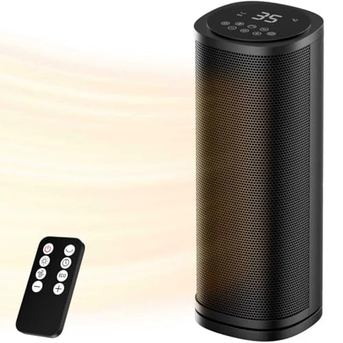 1800W Stufa Elettrica Basso Consumo, Riscaldamento Rapido Termoventilatore da Bagno