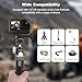 Mechrig Mini Ball Head Panoramic Tripod Head, Aluminum Tripod Ball Head Camera Mount Adapter for DSLR Action Camera/Smartphone/LED Light/Mic/Tripod/Monopod/Light Stand/Cage, Max Load 8.8lb (934002)