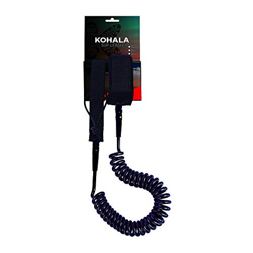 Kohala - Correa De Seguridad En Espiral Para Tabla - Leash Para Tabla De Surf - Paddle Surf Sup - 8 Pies