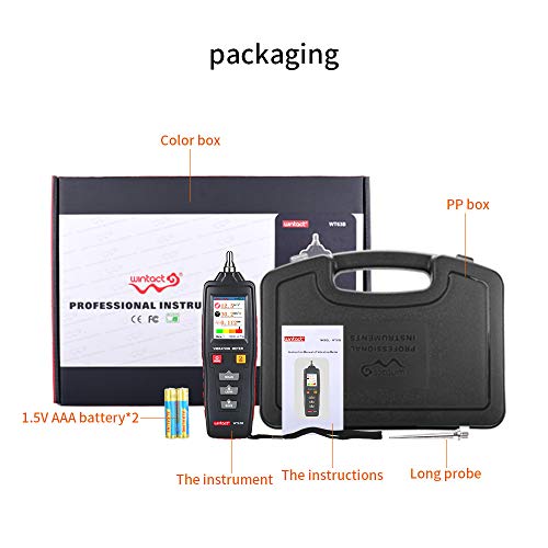 Handheld Digital Vibration Meter with Acceleration Displacement Velocity Measurement
