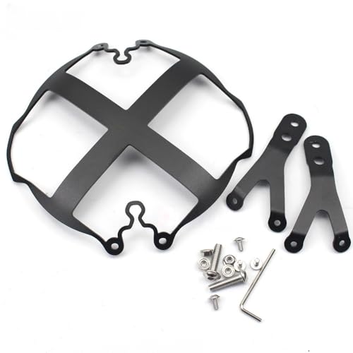 Grille protection phares motocross couvercle lampe Scrambler