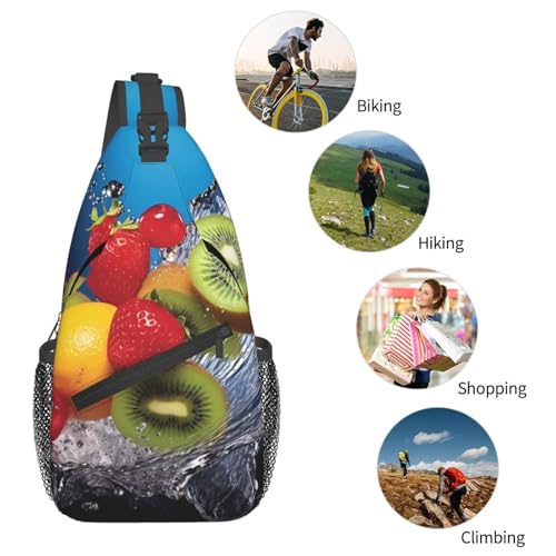 Bolso cruzado Water fruits para trekking y viaje miniatura 6
