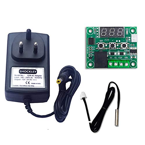 Image of Shockley Combo of XH-W1209 50~100 digital temperature controller thermostat combo (W12O9 + ADAPTER)