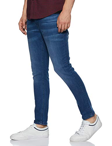 Image of Amazon Brand - Inkast Denim Co. Men's Skinny Fit Stretchable Jeans (IN-SK-138 Medium Blue 36)