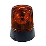 4.31'' x 3.56'' Car Siren Strobe Light, 360 Degree Rotation LED Warning Light, Police Lights for Car, Flashing Flare Party Lamp (Red)
