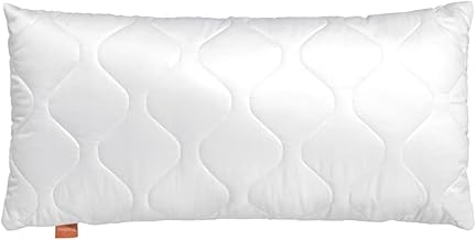 sleepling 190024 Komfort 100 Oreiller, Lavable à 60 degrés, fabriqué en EU, Garantie de Remplissage, Garantie de Taille, 70 x 90 cm, Blanc