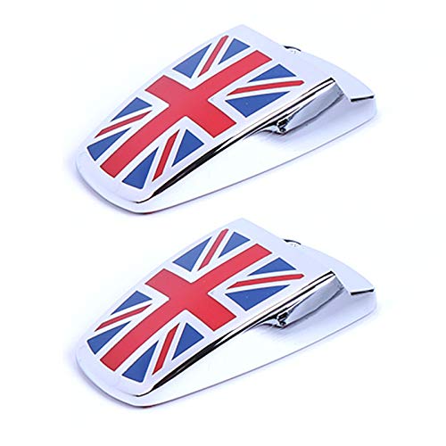 YaaGooMetal Sprinkler Cap Cover for Mini Cooper All Union Jack Style Grey Jack Style (Union Jack)