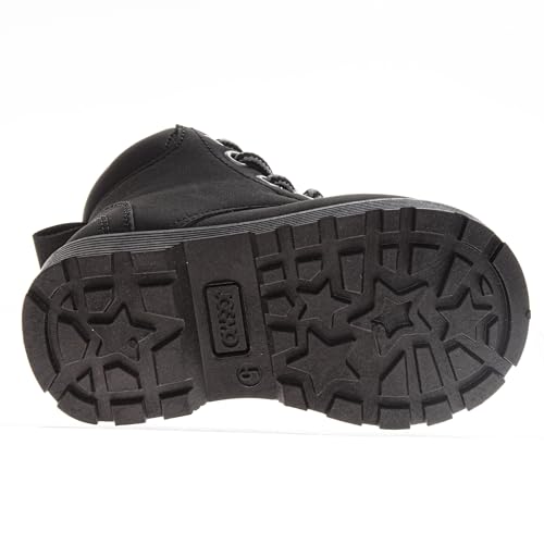 Josmo Kids Construction Boots MidCalf - Lace Up Workboot Trekking Walking Climbing Hiking Boot - Black (Size 13 Little Kid) by Josmo - Image 5