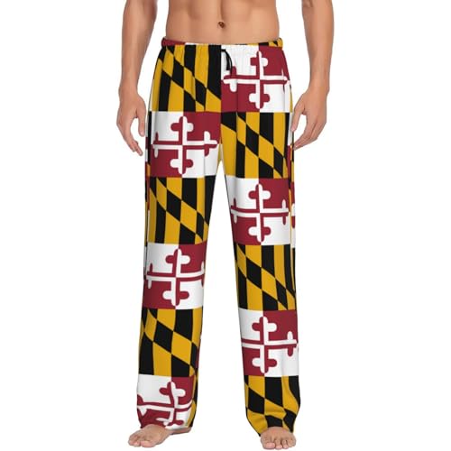 Colorado Moutain Flag Men's Pajama Pants Comfy Pajama Bottoms Drawstring Sleepwear Lounge Pants With Pockets