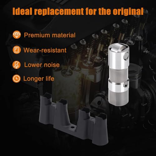 Veelecp YC-RAL014 16 Hydraulic Roller Lifters + 4 Guides Trays Compatible thumb #1