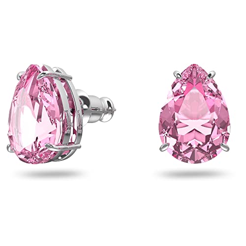 Swarovski Orecchini a lobo Gema, Rosa, Placcato