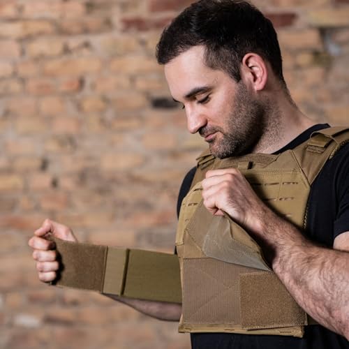 Image of Northgym Adjustable Weighted Vest /Incl. 3D Weight Plates in 14lbs / 20lbs / 30lbs / 42.5lbs - Optimized Weight Distribution and with Curved Plates for Running, Functional Training and Working Out