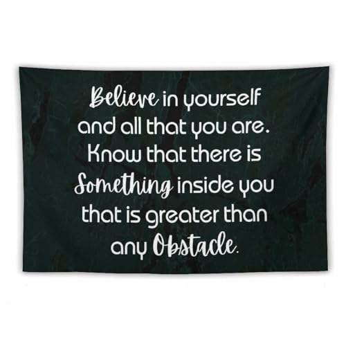 Tapiz de pared Believe in Yourself para llenar de motivación y calidez tu dormitorio