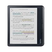 Kobo Libra Colour | eReader | Display antiriflesso a colori E Ink Kaleido™ 3 da 7” | Modalità Scura| I Audiolibri | Impermeabile (Nero)