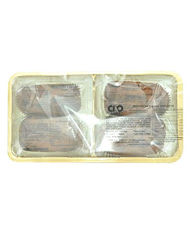 Ciaocarb IAF00073044 ProtoCake, 4 Snack da 45 g, Vaniglia Limone