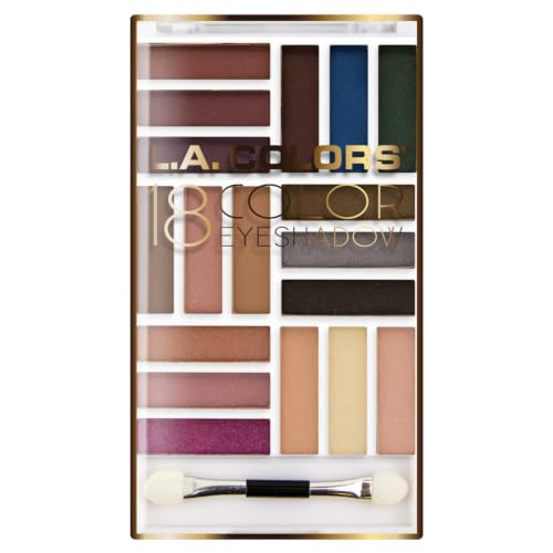 Image of L.A. COLORS 18 Color Eyeshadow Palette, Shady Lady CES751