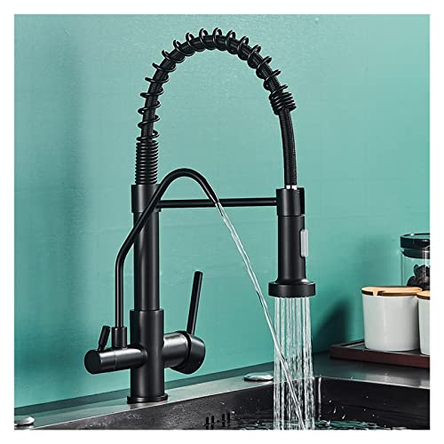 Mitigeur de purification d'eau pour cuisine éliminant le calcaire avec douchette rotative - 6