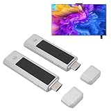 [Conception compacte et portable] Avec sa construction légère en ABS et son écran LED, cet émetteur et récepteur HDMI sans fil est facile à transporter.Les performances peuvent varier en fonction de l'alimentation électrique et des obstacles environnementaux (portée jusqu'à 50 m).
