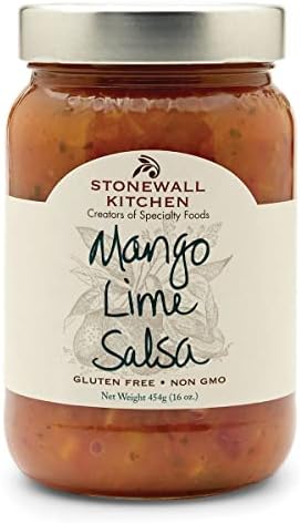 Stonewall Kitchen Mango Lime Salsa, 16 Ounces