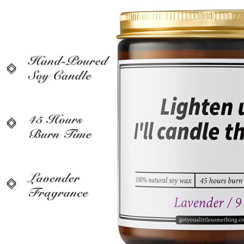 Funny Candle For Lawyers - Lavender Soy Candle ; Lawyer Gifts For Women Men, Funny Law School Gifts, Law School Graduation Presents For Future Lawyers Judge - Law Students Gag Attorney Gift Ideas #TOP3