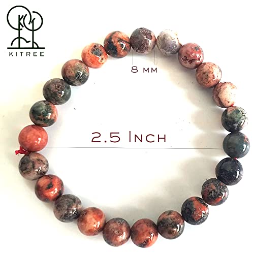 Image of HEALING AND SEMI-PRECIOUS CRYSTAL STONE BRACELET 8 MM ROUND FOR FENSHUI