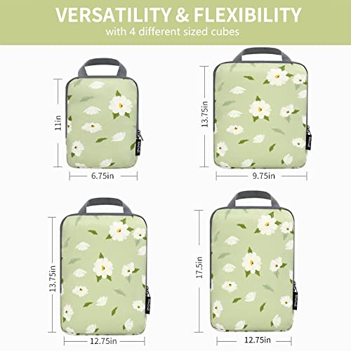 Bagail 4 Set/5 Set/6 Set Compression Packing Cubes Travel Accessories Expandable Packing Organizers #TOP1