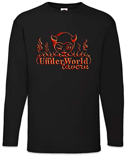 T-Shirt à Manches Longues Underworld Tavern Anti-Déformation en Pur Coton Respirant