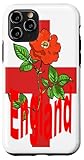 Ya en manzanajugosa.com: Carcasa para iPhone 11 Pro Cruz de San Jorge con Rosa Inglesa para los Fans de