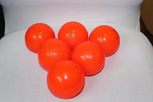 Balle de cricket pour la plage et le jardin lot de 12 windballs orange