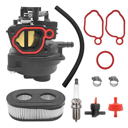 TB110 TB200 Carburetor 799584 Kit for B&S Carb Troy Bilt Mower 09P702 9P702 550EX 103M02 675EX 625EX 163cc Carburetor Replacement for 594058 594057 592361 594529
