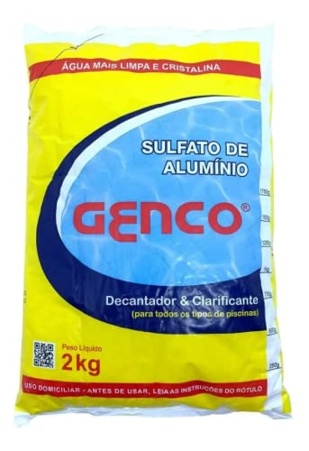 GENCO, Sulfato de Alumínio para Piscina com 2Kg
