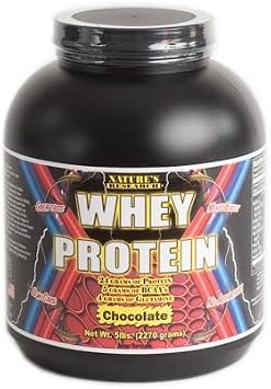 Natures Reasearch Vanilla Protein 1000% Whey Powder 5 lbs 75 sevings