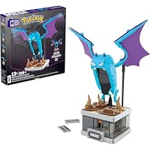 MEGA Pokemon Building Toys Set Mini Motion Golbat with 313 Pieces, Wing Flapping Motion, 5 Inches Tall, for Adult Collectors