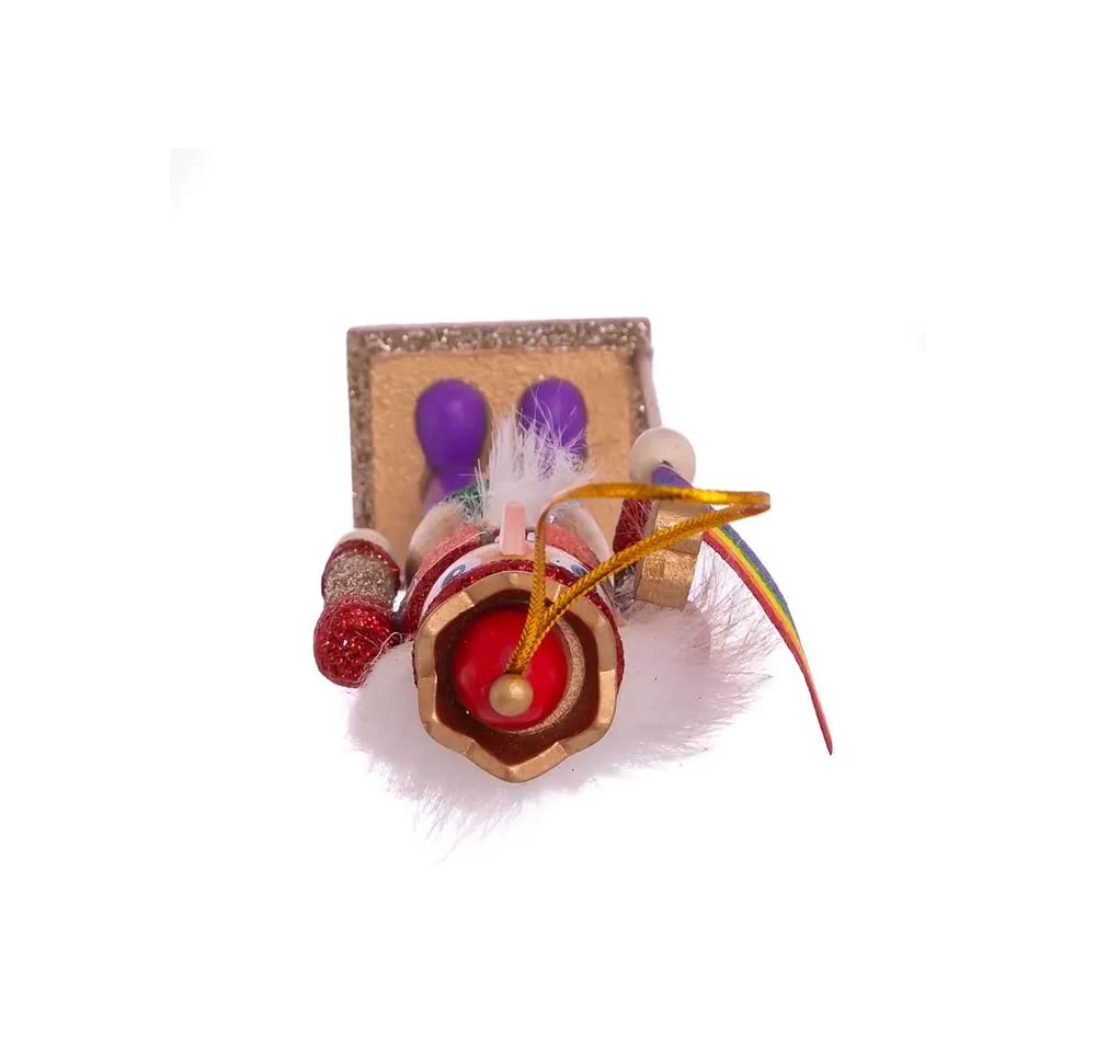 Kurt S. Adler Ornamento Orso Con Ape E Barattolo Di Miele In Vetro 10,8 Cm – Collezione Noble Gems