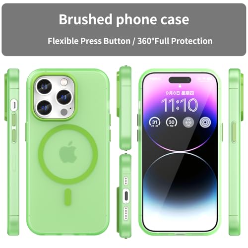 Coque iPhone 14 Pro MagSafe Asuwish antichoc avec son protège-écran mat