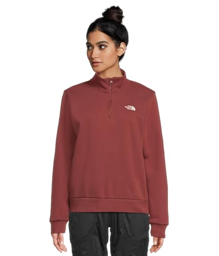 The North Face Women's Evolution Embroidered 1/4 Zip Sumac Small