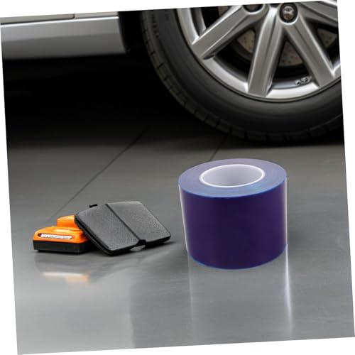 Cinta protectora para llantas Mikinona, 4 pulgadas x 656 pies, adhesiva resistente de polietileno para protección de rines de aleación, cinta para instalación de llantas sin cámara miniatura 6
