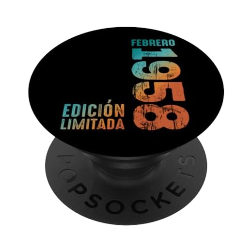 Febrero 1958 Retro 1958 Año 1958 Vintage 1958 PopSockets PopGrip Intercambiable